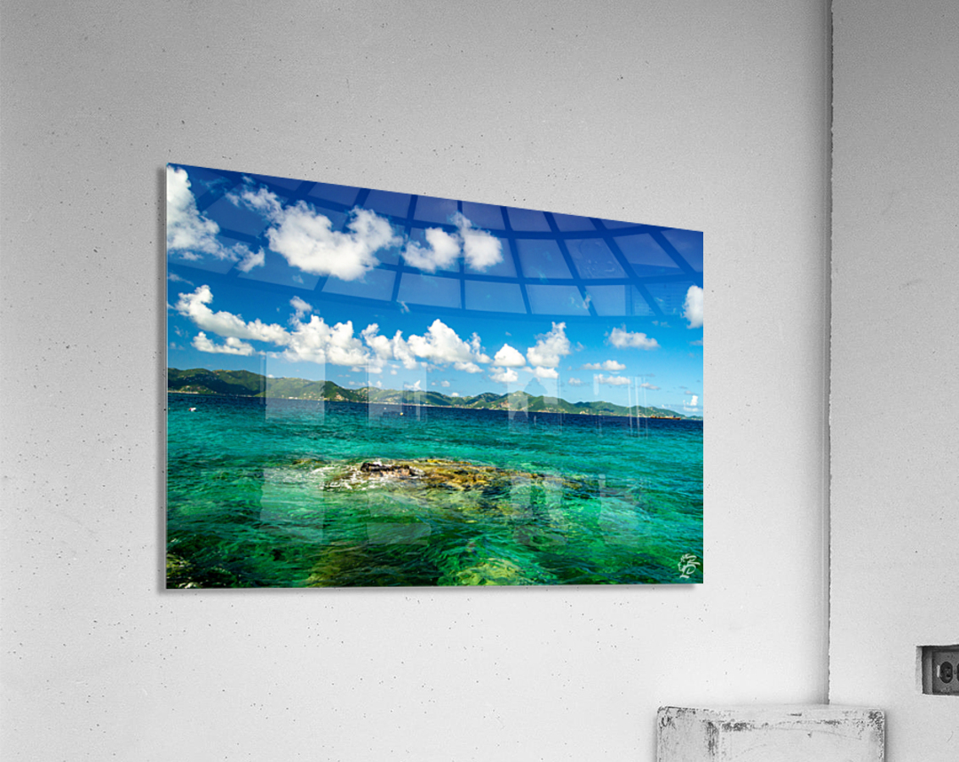 Peter Island Colors Acrylic Print