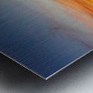 Sunset over the USVI   Orange Metal print