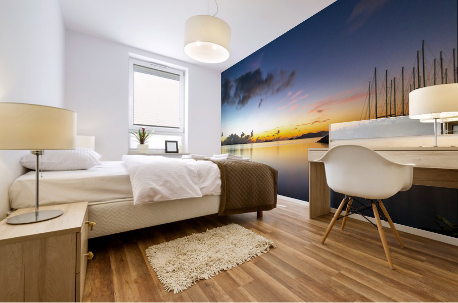 Nanny Cay Sunrise Mural print
