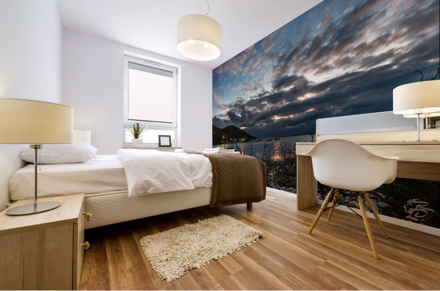 Sea Cows Bay Sunrise Mural print