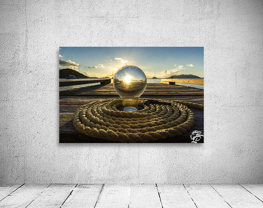 Crystall Ball on a Dock Line Wall Preview