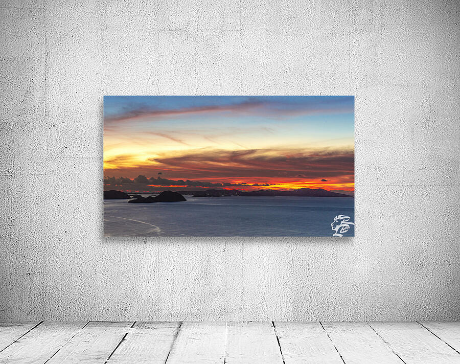 Sunset over the USVI   Red Wall Preview