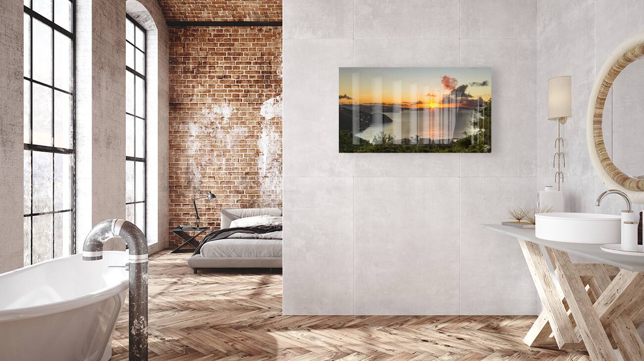 Sunset over the Virgin Islands Reproduction